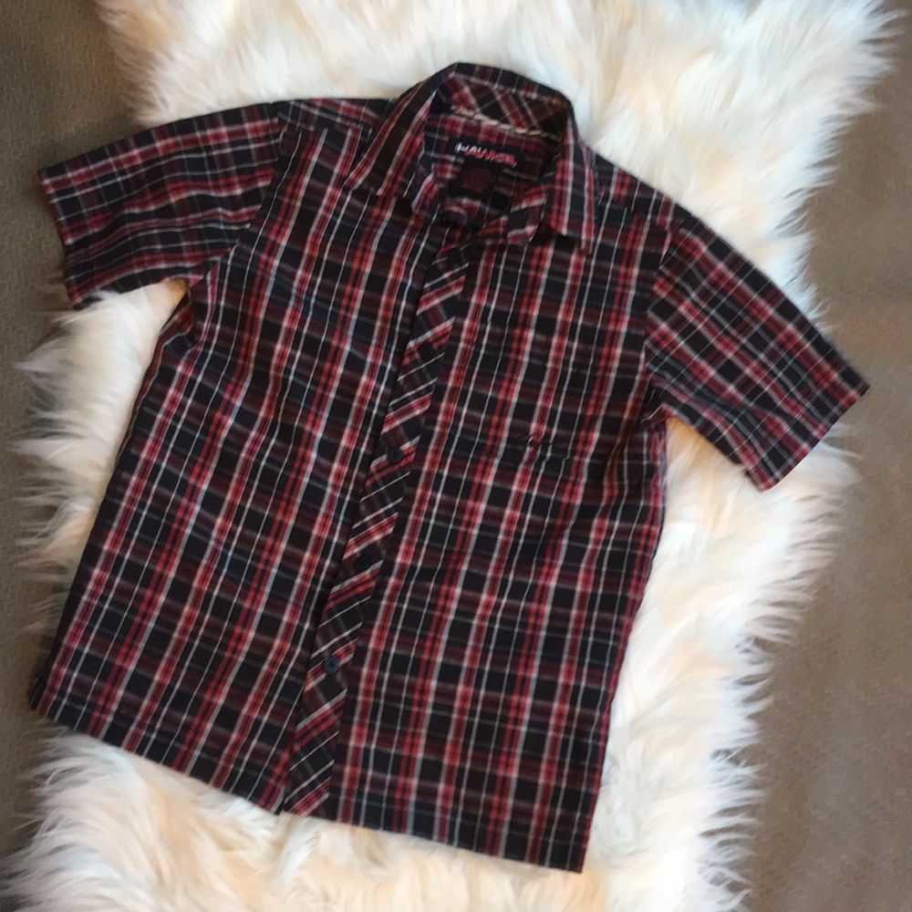 Tony HAWK Boys button up short sleeve shirt